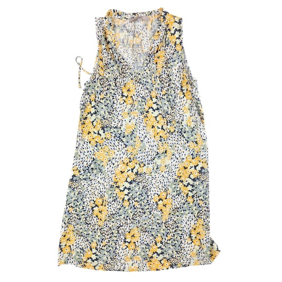LOFT Dresses & Skirts - LOFT Floral Bouquet Print V Neck Lined Shift Dress Women's Petite‎ Size PM